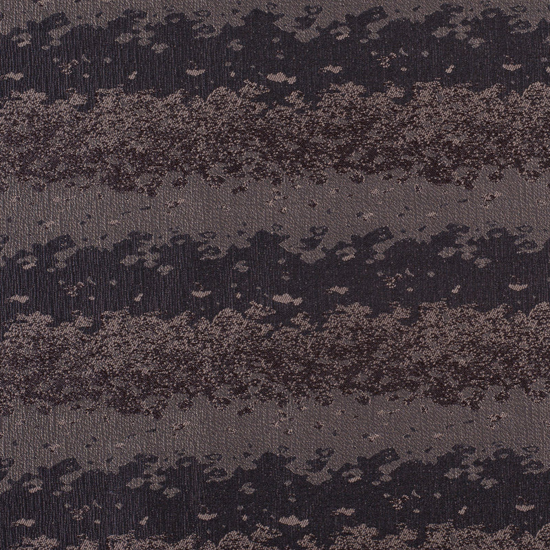 Organic Ripples Brown and Tan Poly Brocade