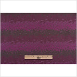 Organic Ripples Brown and Fuchsia Poly Brocade