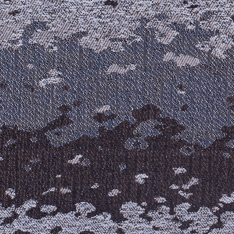 Organic Ripples Brown and Gray Poly Brocade