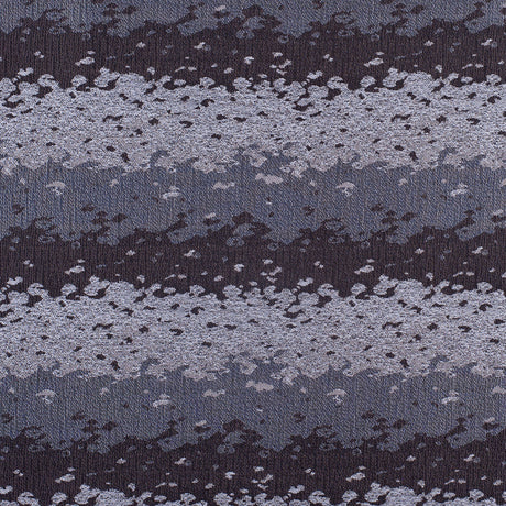Organic Ripples Brown and Gray Poly Brocade