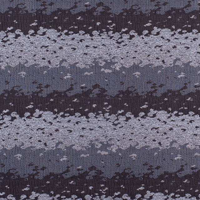 Organic Ripples Brown and Gray Poly Brocade