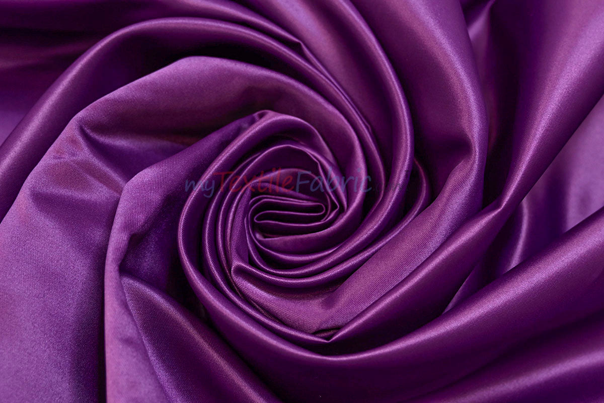 Lamour Satin Polyester Matte Satin Fabric - Multiple Colors, 58/60" Width (1 Yard)