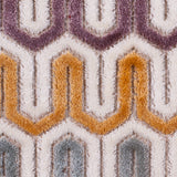 Ivory Geometric Velvet Tapestry