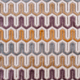 Ivory Geometric Velvet Tapestry