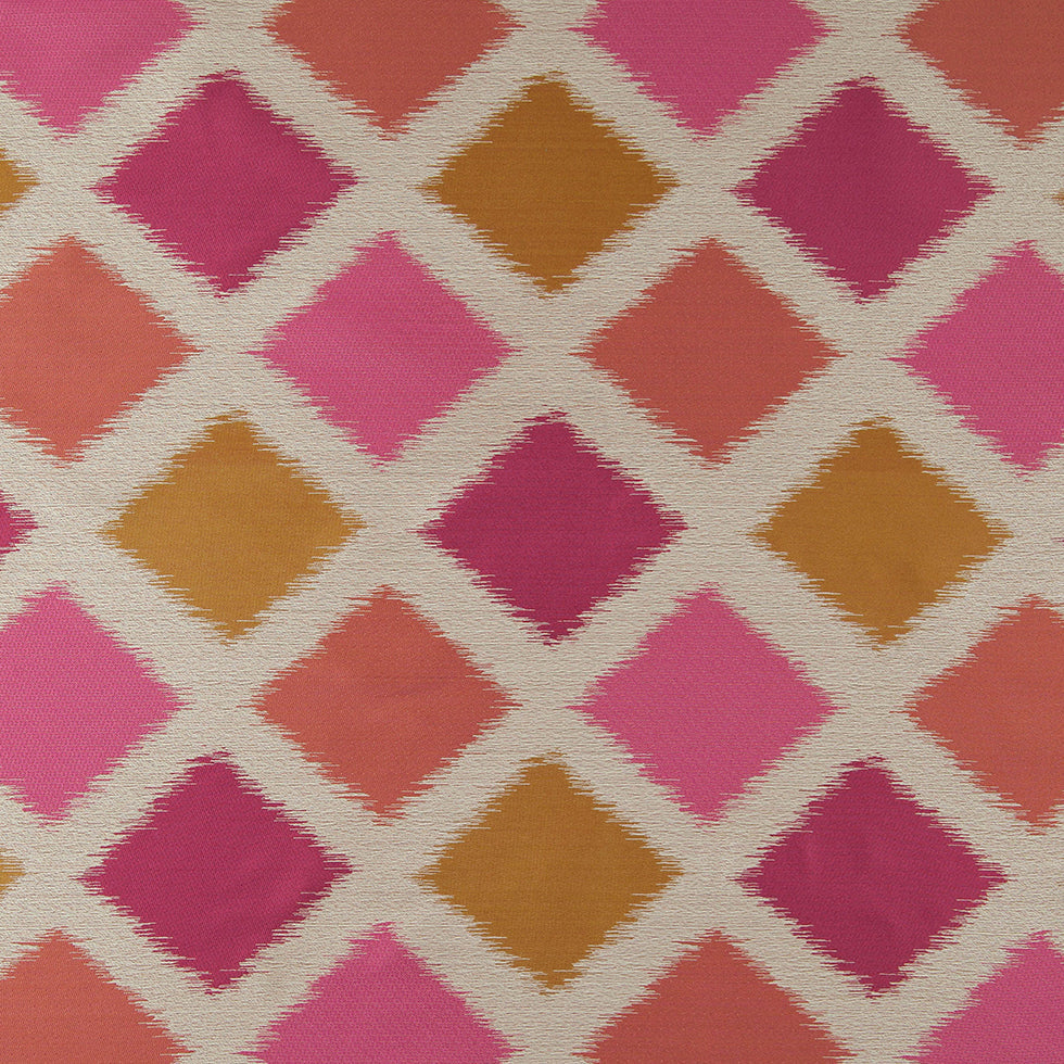 Raspberry Double-Wide Diamond Woven