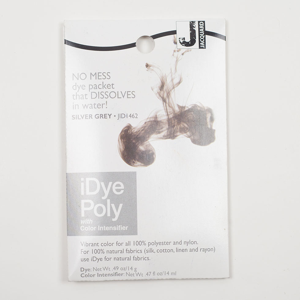 Jacquard iDye Poly Synthetic Fabric Dye - 462 Silver Grey