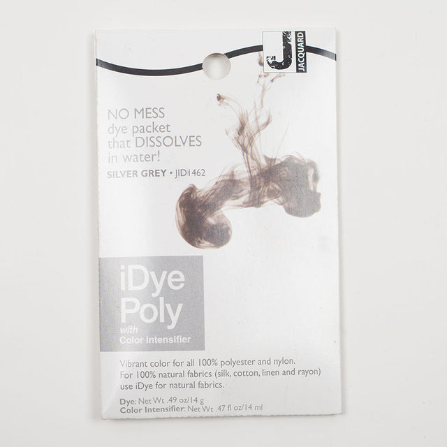 Jacquard iDye Poly Synthetic Fabric Dye - 462 Silver Grey