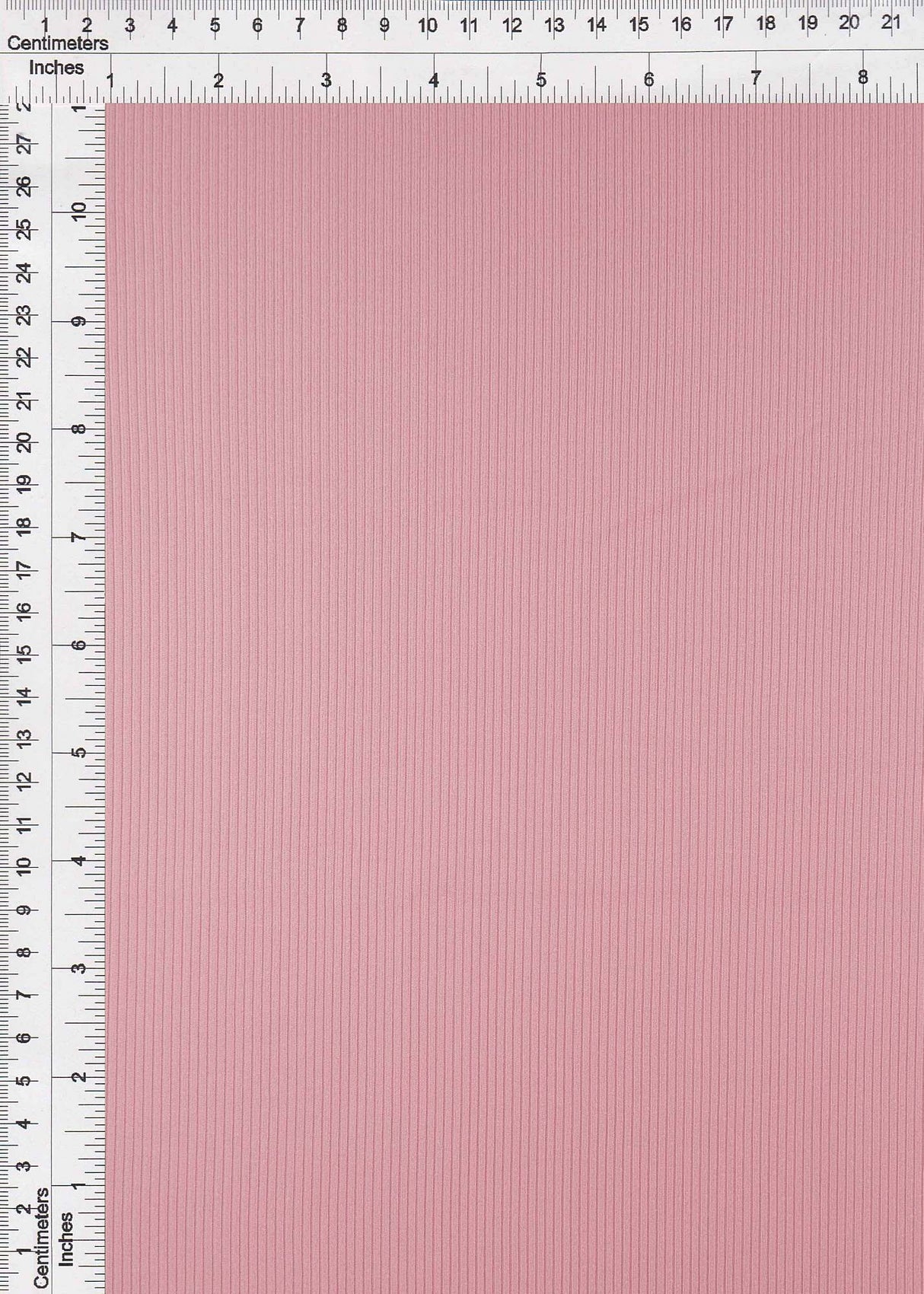 Rib Solid Stretch Knit Fabric