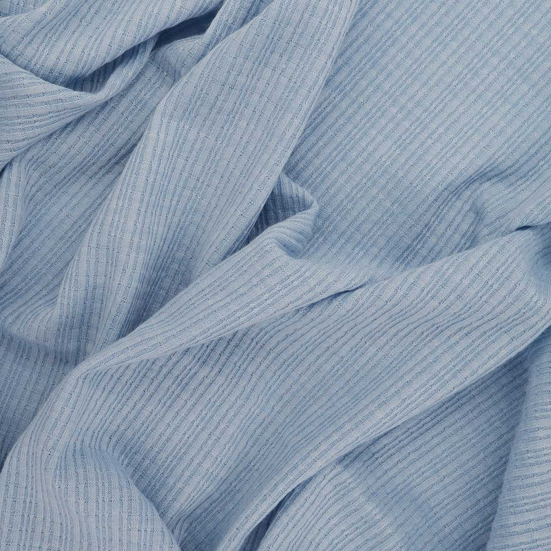 1 Yard Polyester Rayon Spandex Pointelle Two Tone Rib Knit Fabric Soft Stretch 58/60" Width