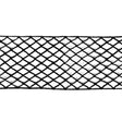 European Black Cotton Netting Lace Trim - 3"