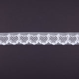 2.25" White Cotton European Crochet Trim