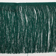 European Chainette Fringe Trim - 8" - Emerald Green - Lindsay Collection
