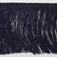 European Chainette Fringe Trim - 4" - Dark Blue - Lindsay Collection