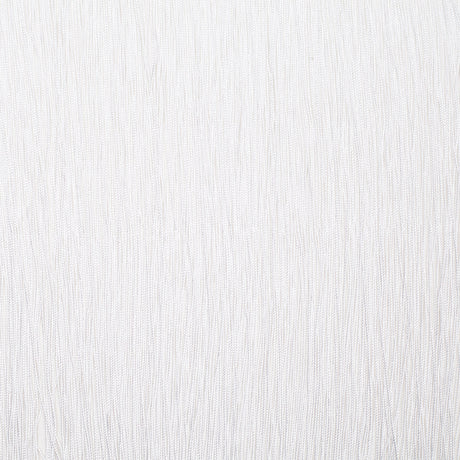 European Chainette Fringe Trim - 16" - White - Lindsay Collection
