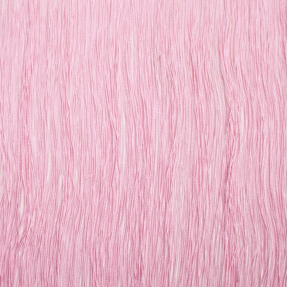 European Chainette Fringe Trim - 16" - Light Pink - Lindsay Collection