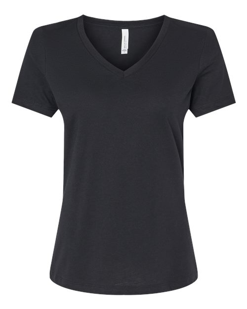 Women's Relaxed Heather CVC V-Neck Tee