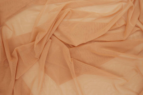 1 Yard Poly Span Mesh Solid Fabric, 58/60? Wide Polyester Spandex Blend