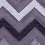 Gray/Black Bold Chevron Jacquard
