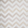 Ivory/Champagne Bold Chevron Jacquard