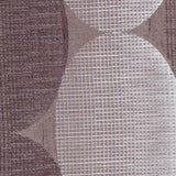 Taupe Rows of Ovals Textured Jacquard