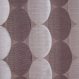 Taupe Rows of Ovals Textured Jacquard