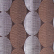 Espresso Rows of Ovals Textured Jacquard