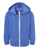 Image 1: Toddler Sponge Fleece Full-Zip HoodieImage 2: Soft fleece toddler zip hoodieImage 3: Comfortable baby sweatshirt designImage 4: Blank toddler hoodie for printingImage 5: Cozy kids fleece jacketImage 6: Premium toddler casual apparel