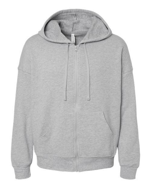 Unisex Sponge Fleece Full-Zip Hoodie Sweatshirt