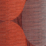Rust/Taupe Rows of Ovals Textured Jacquard