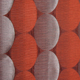 Rust/Taupe Rows of Ovals Textured Jacquard