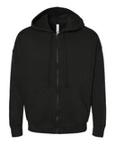 Image 1: Unisex Sponge Fleece DTM Full-Zip HoodieImage 2: Soft full zip fleece hoodieImage 3: Premium unisex zip sweatshirtImage 4: Blank hoodie for custom printingImage 5: Comfortable fleece layering apparelImage 6: Casual zip up hoodie style
