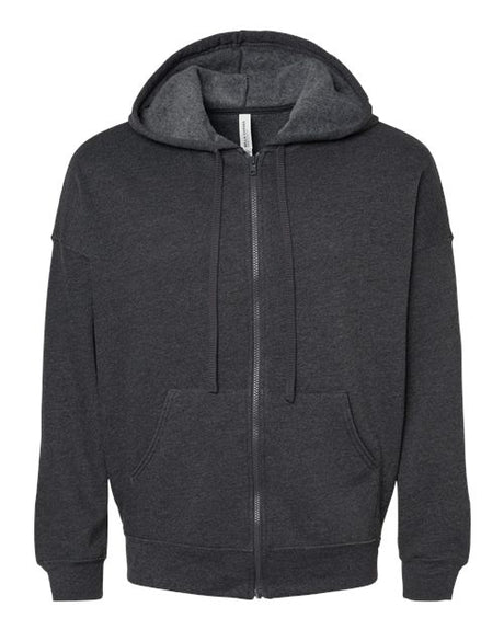 Unisex Sponge Fleece Full-Zip Hoodie Sweatshirt