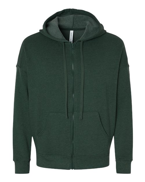Unisex Sponge Fleece Full-Zip Hoodie Sweatshirt