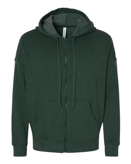 Unisex Sponge Fleece Full-Zip Hoodie Sweatshirt