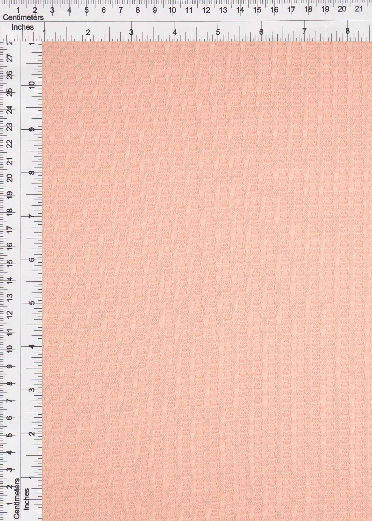 Waffle Stretch Knit Fabric Solid