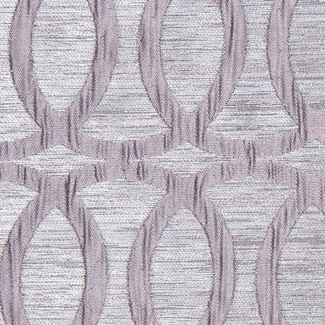 Silver Entwined Circles Brocade