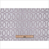Silver Entwined Circles Brocade