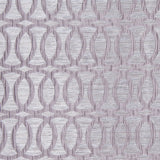 Silver Entwined Circles Brocade