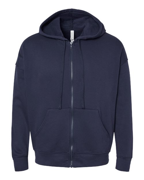 Unisex Sponge Fleece Full-Zip Hoodie Sweatshirt