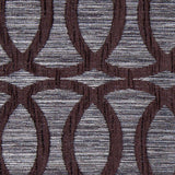 Brown Entwined Circles Brocade