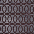Brown Entwined Circles Brocade