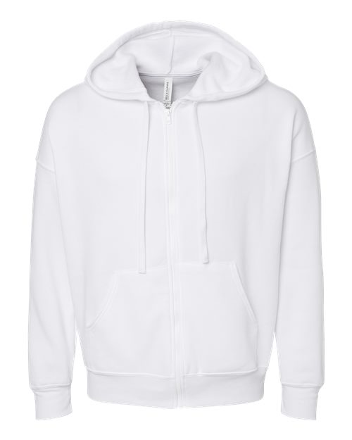Unisex Sponge Fleece Full-Zip Hoodie Sweatshirt
