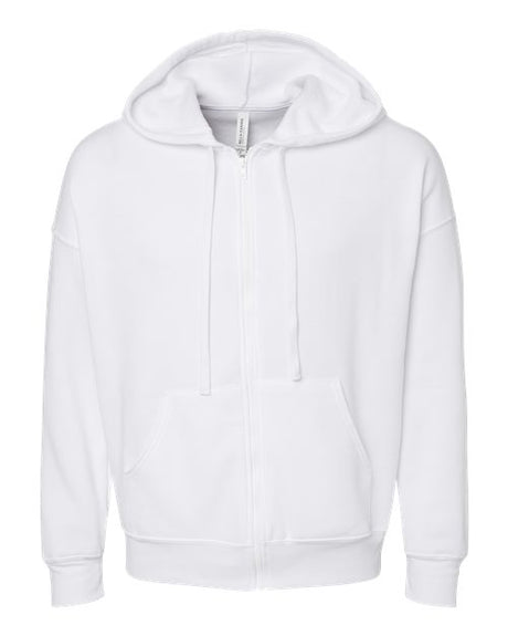 Unisex Sponge Fleece Full-Zip Hoodie Sweatshirt