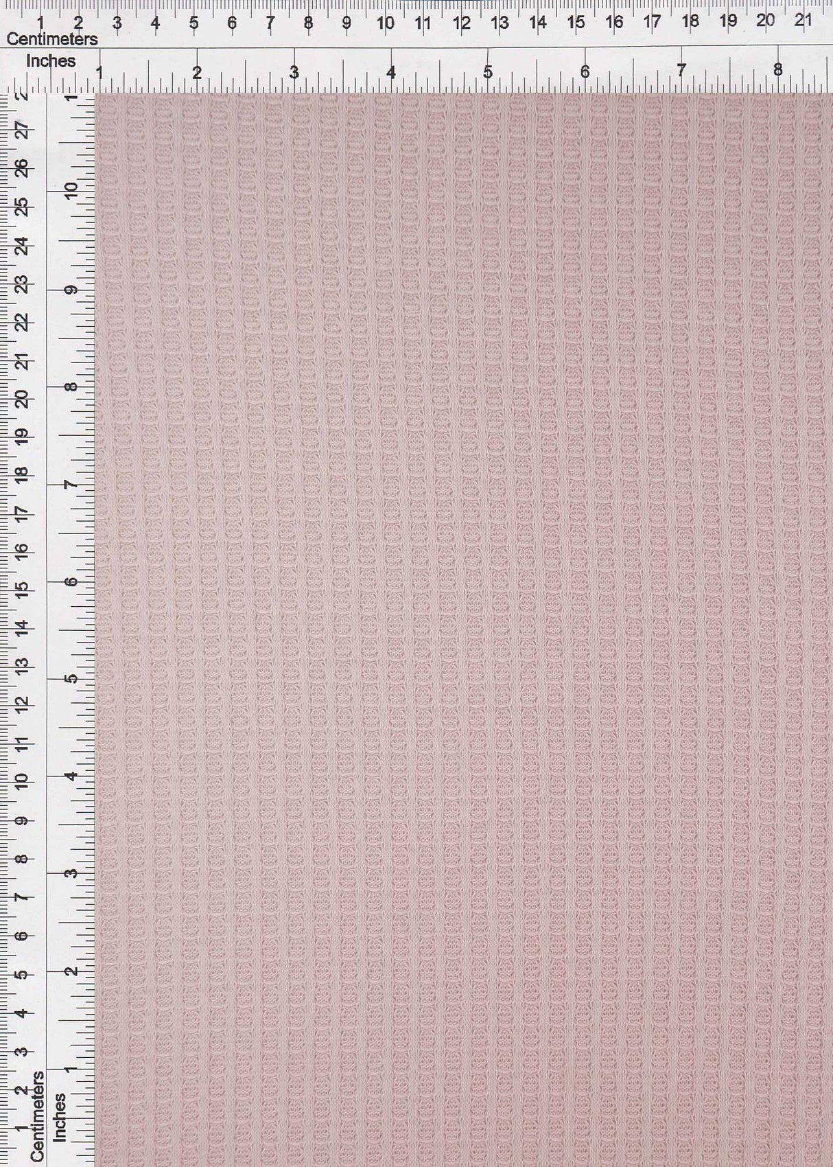 Waffle Stretch Knit Fabric Solid
