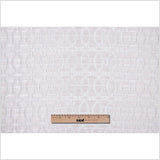 Ivory Entwined Circles Brocade
