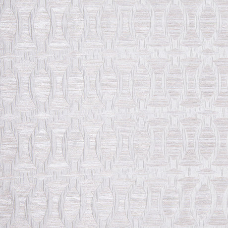 Ivory Entwined Circles Brocade