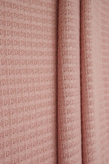 Waffle Stretch Knit Fabric Solid