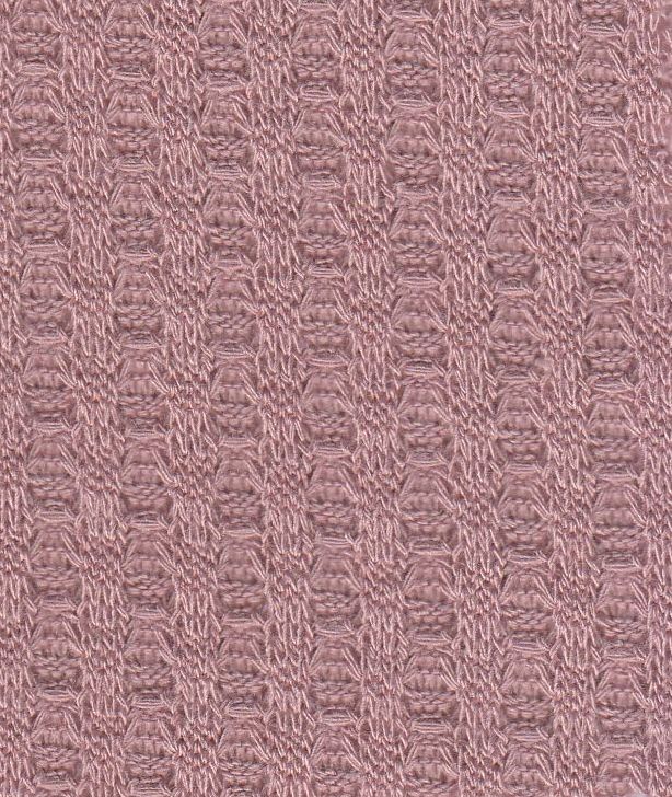 Waffle Stretch Knit Fabric Solid