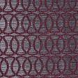 Burgundy Entwined Circles Brocade