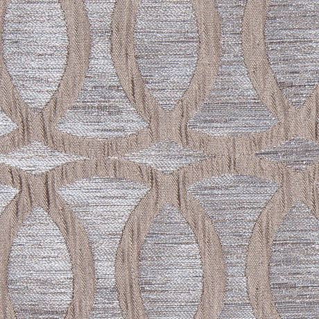 Champagne Entwined Circles Brocade
